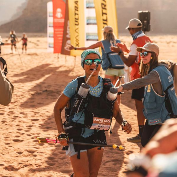 Nadia au marathon des sables